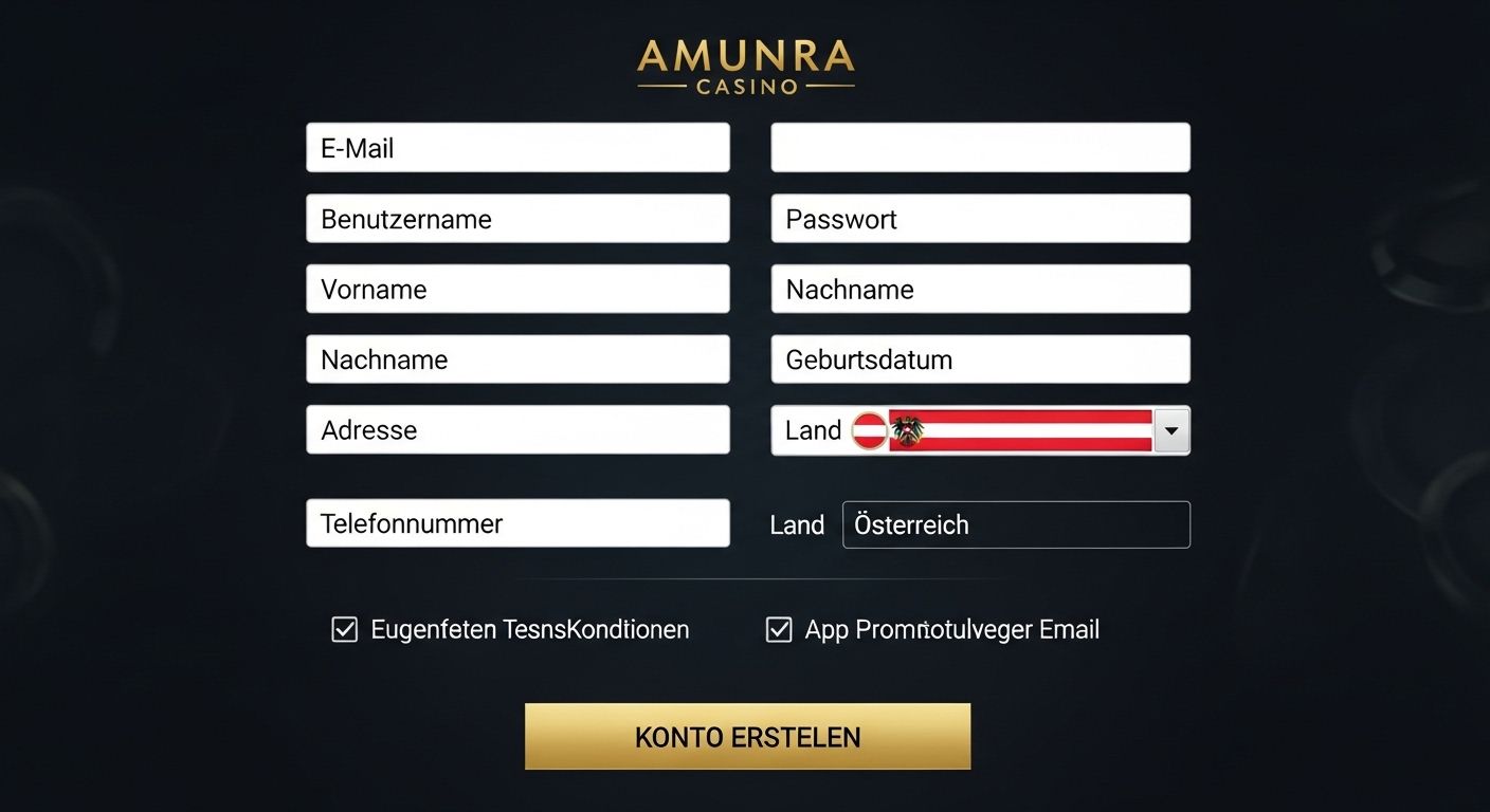 So melden Sie sich an create account